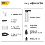 [HỎA TỐC] Máy Rửa Xe Mini Động Cơ Lõi Đồng Deli Cao Áp Chính Hãng 1 Đổi 1 Bảo Hành 36 Tháng Xịt Rửa Áp Lực Cao — ảnh 2