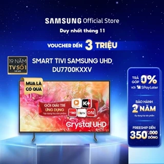Smart Tivi Samsung UHD DU7700KXXV - Miễn phí lắp đặt