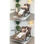 Ghế bập bênh thư giãn Đơn 5 nấc điều chỉnh khung thép mạ kẽm sơn tĩnh điện, ghế lười, ghế thư giãn