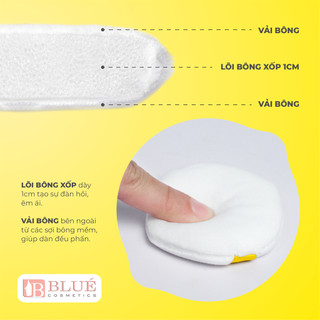 Bộ 2 bông phấn phủ chuyên nghiệp Lemonade Loose Powder Puff Set (2pcs)