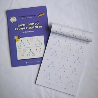 Sách - Toán Tư Duy Tách Gộp Số Trong Phạm Vi 10 - Dành Cho Trẻ Từ 4-8 Tuổi - Tự Tin Vào Lớp 1 (12)