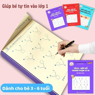 Sách - Toán Tư Duy Tách Gộp Số Trong Phạm Vi 10 - Dành Cho Trẻ Từ 4-8 Tuổi - Tự Tin Vào Lớp 1 (12)