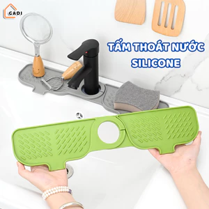 Thảm Silicone Thoát Nước Lót Vòi Nước Bồn Rửa Chén Chống Nấm Mốc Bảo Vệ Cho Nhà Bếp Phòng Tắm