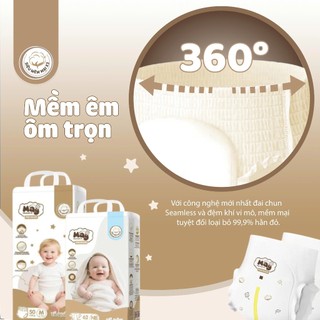 Không quà Giá Tốt Bỉm Mây Premium siêu mềm mại, không hằn, chống hăm, an toàn đủ size