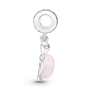 Charm Bạc Pandora Thủy Tinh Murano Hình Rùa Màu Hồng - Murano Glass Pink Sea Turtle Dangle Charm