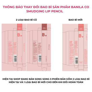 Chì Kẻ Viền Môi Che Phủ Khuyết Điểm Banila Co Smudging Lip Pencil 0.8G
