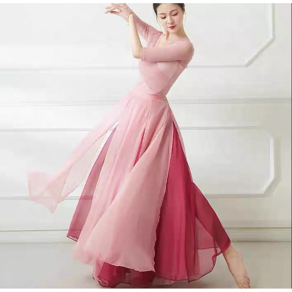 Chân váy múa cổ trang/Váy múa biểu diễn/ Trang phục biểu diễn