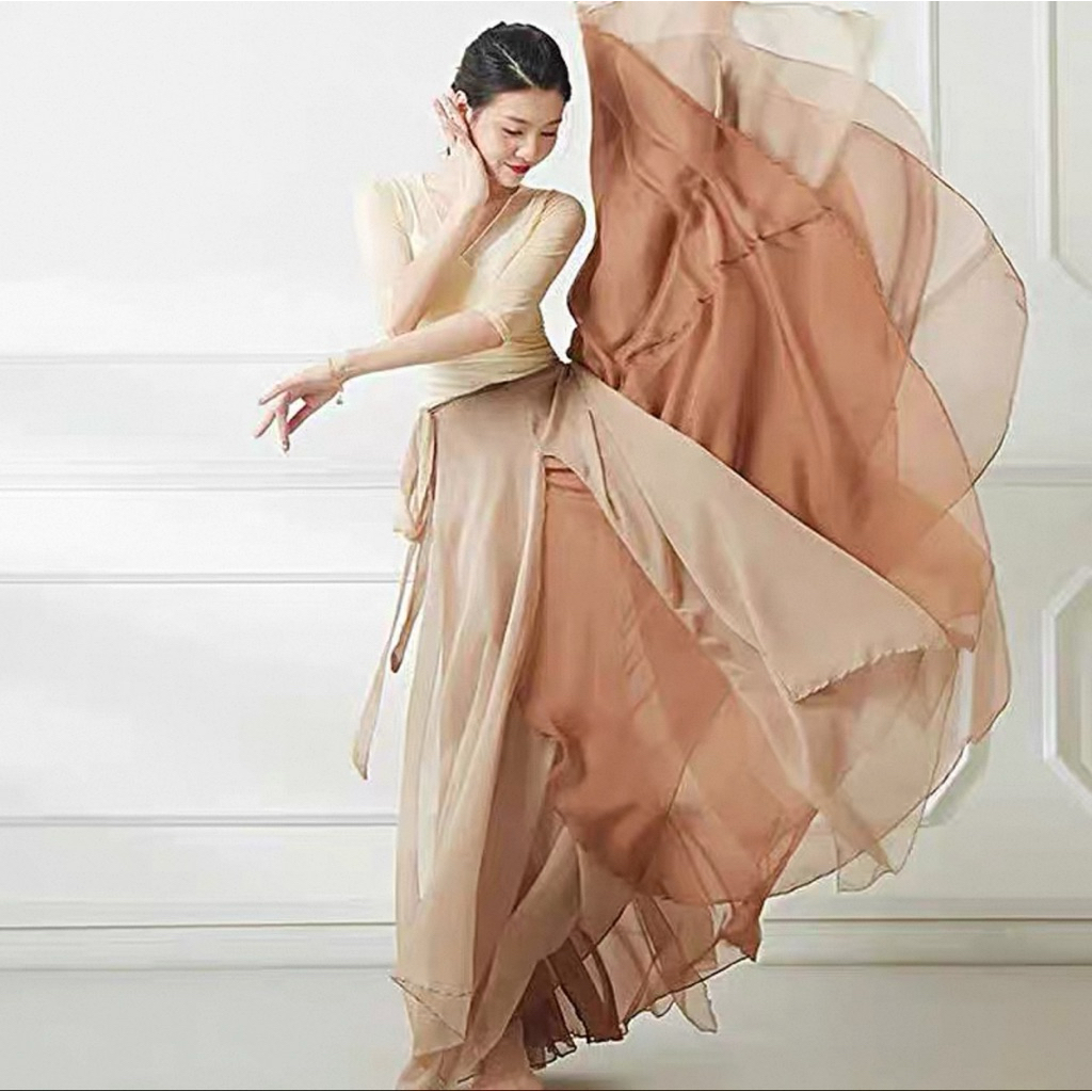 Chân váy múa cổ trang/Váy múa biểu diễn/ Trang phục biểu diễn