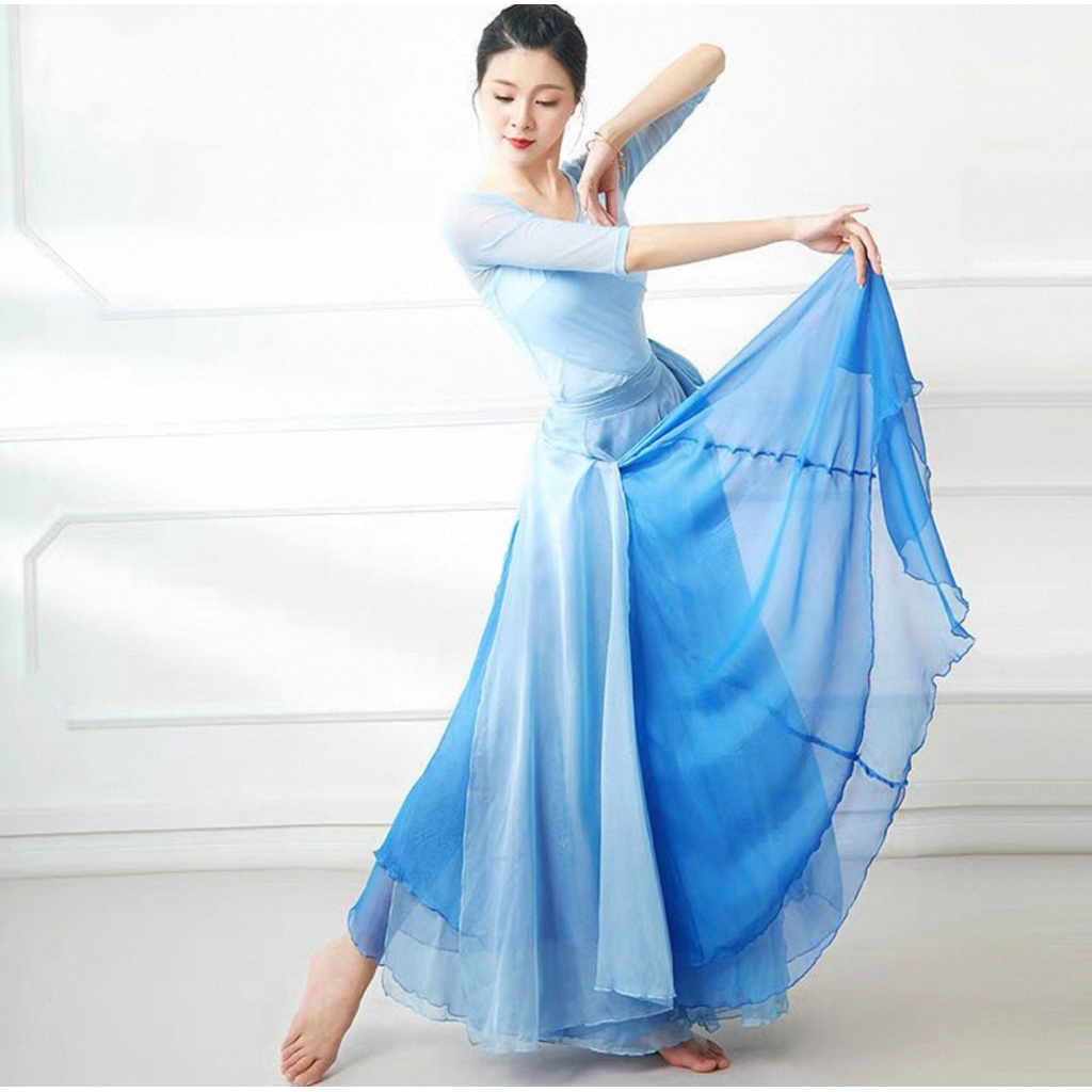 Chân váy múa cổ trang/Váy múa biểu diễn/ Trang phục biểu diễn