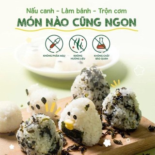 Rong biển rắc cơm cho bé Mawmmy ít mặn, không tanh, tăng hương vị cho bé, phù hợp cho bé 6 t tuổi