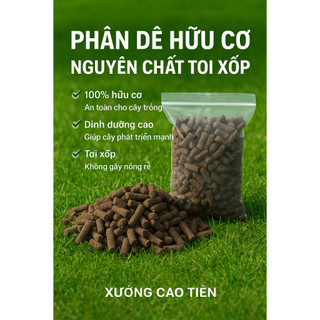 Phân Dê Hữu Cơ Nguyên Chất,Combo 50 & 100 Túi Đủ Size, Phân Bón Sinh Học Cho Cây Cảnh, Hoa, Rau Sạch