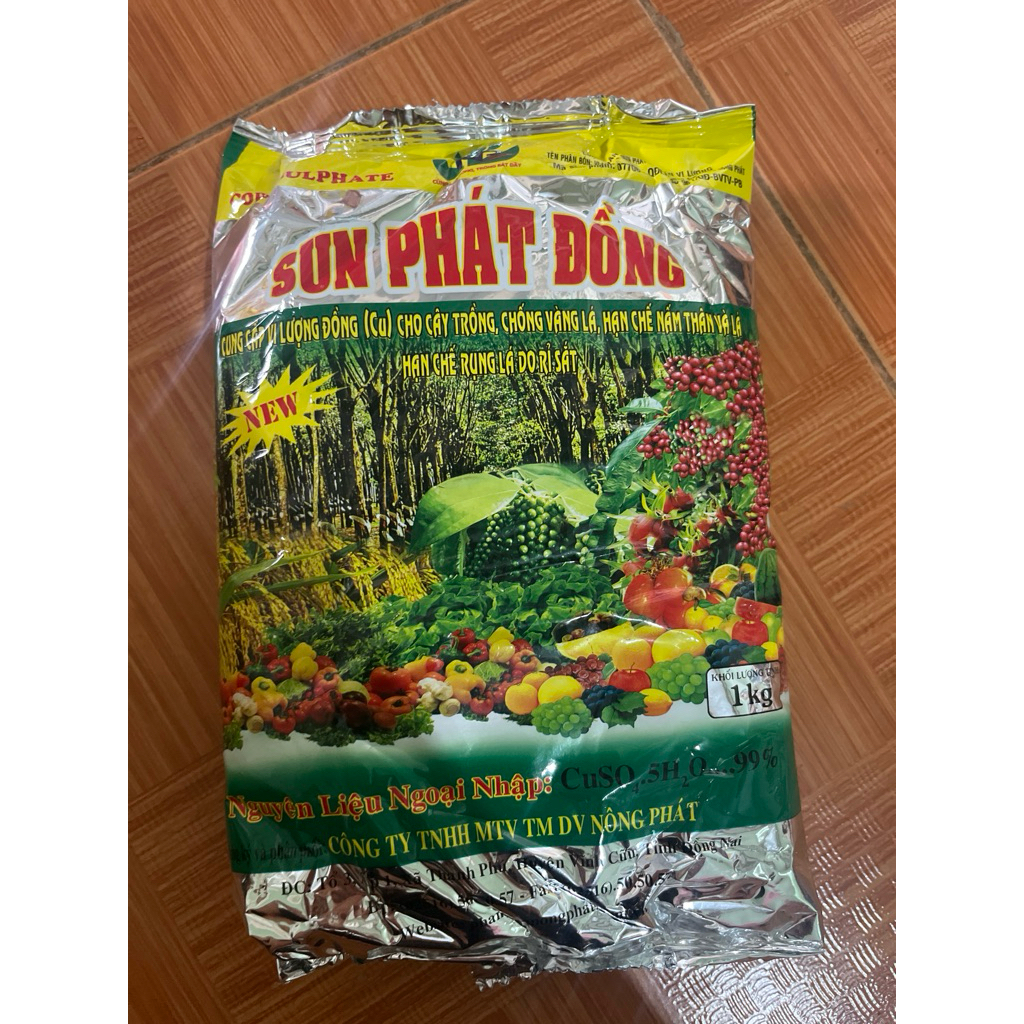 1 bao đồng sun phát 25 kí(25 gói) pha Booc Đô- Đồng tinh chất 99%