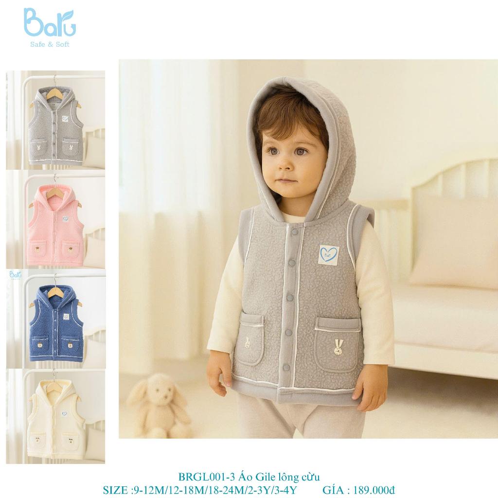 Áo Gile lông cừu BRGL001-3.