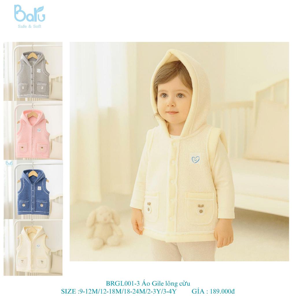 Áo Gile lông cừu BRGL001-3.