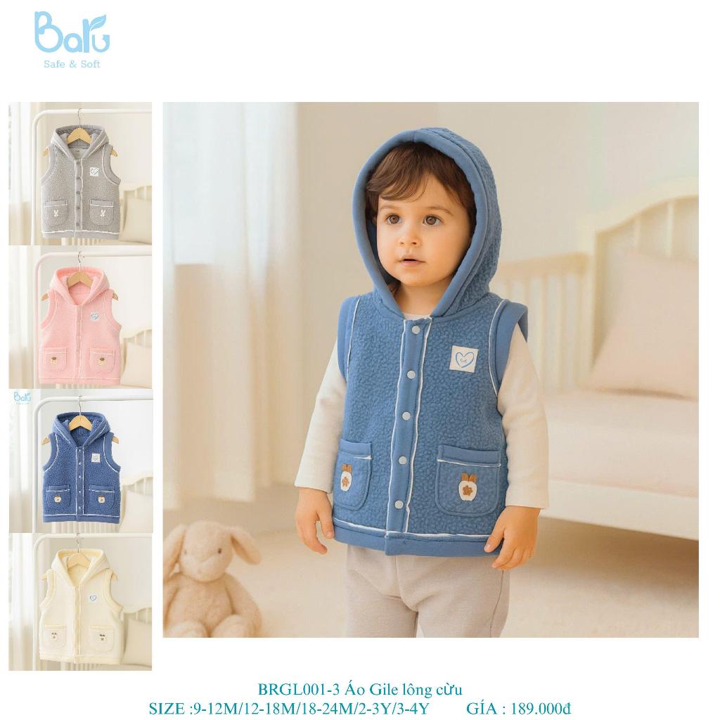 Áo Gile lông cừu BRGL001-3.