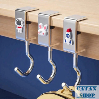 Móc Treo Đồ Kẹp Bàn Nhỏ Gọn Chất Liệu Thép Không Gỉ, Bền Đẹp, Dùng Cho Bàn Học Và Làm Việc-GD955-MocTreoKepBan