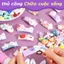 Siêu dễ thương DIY Sticker Keychain Trẻ em Kem Glue Set Đồ chơi