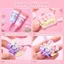 Siêu dễ thương DIY Sticker Keychain Trẻ em Kem Glue Set Đồ chơi