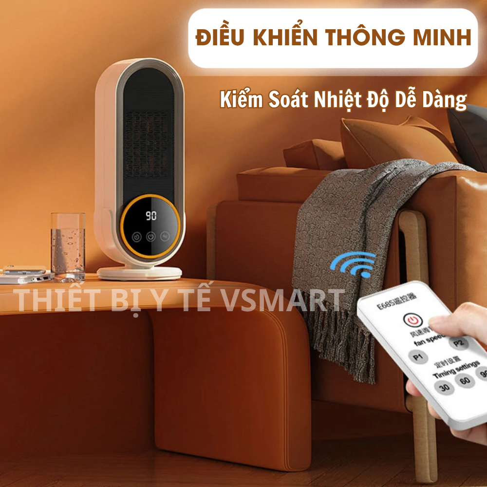 Quạt Sưởi Gốm Làm Ấm Phòng Tắm Cho Bé Tiết Kiệm Điện, Máy Sưởi Ấm Sấy Khô Quần Áo Không Làm Khô Da