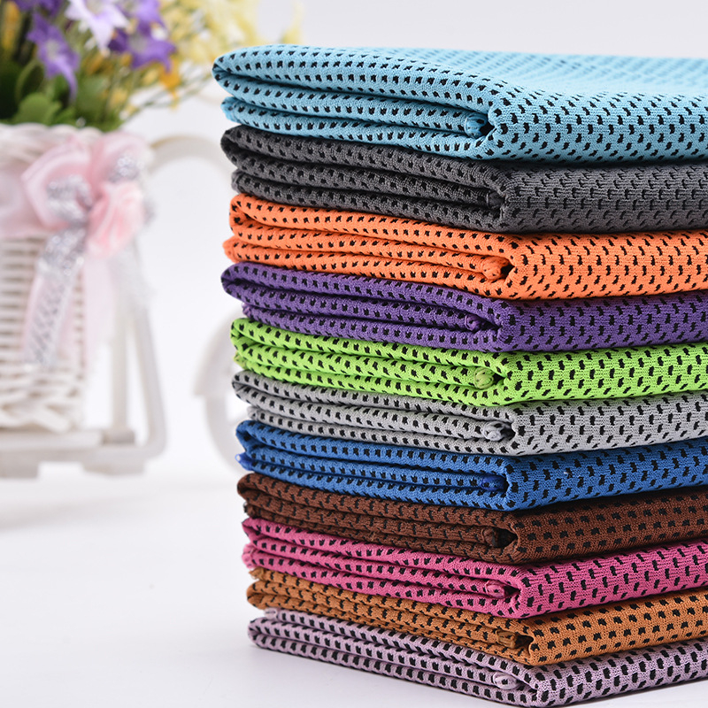 Khăn tập yoga, khăn lạnh, khăn thấm mồ hôi và khô nhanh, khăn đá làm mát thể thao，30cm*90cm