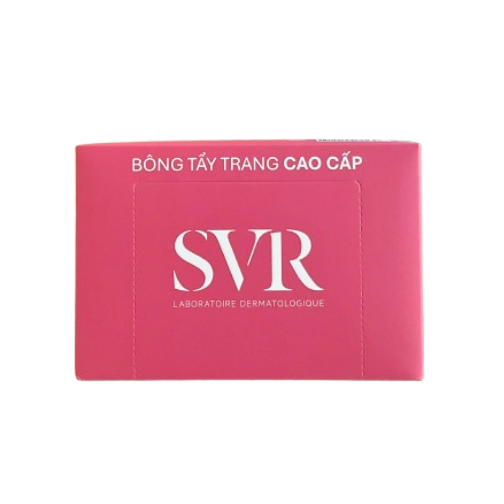 [HB GIFT] Bông tẩy trang cao cấp SVR hộp 80 miếng, mềm mịn, thấm hút tốt