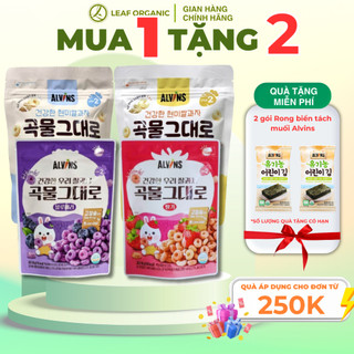 Thực phẩm bổ sung bánh gạo lứt ăn dặm Alvins 30g cho bé 1 tuổi