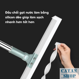 Cây Gạt Nước Xoay 180 Độ Làm Sạch Sàn Nhà Tắm Kính Tường Tiện Lợi Dễ Sử Dụng-GD956-GatNuocB50cm