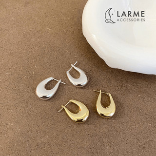 Khuyên tai nữ bông tai gài kiểu dáng sang trọng đơn giản phong cách minimalism larme accessories -KT0300