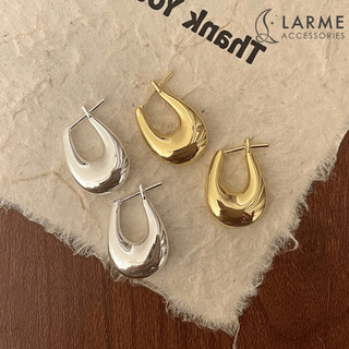Khuyên tai nữ bông tai gài kiểu dáng sang trọng đơn giản phong cách minimalism larme accessories -KT0300