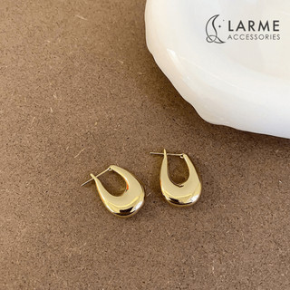 Khuyên tai nữ bông tai gài kiểu dáng sang trọng đơn giản phong cách minimalism larme accessories -KT0300