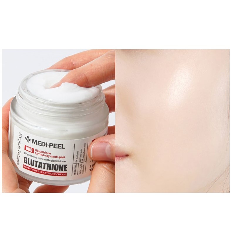 [HÀNG CHÍNH HÃNG] Kem Dưỡng Trắng Da Medipeel Glutathione 600 Dưỡng Trắng Da Mặt Sáng Bật Tông, Ngừa Lão Hóa 50g