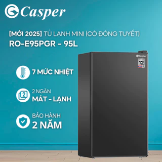 Tủ lạnh Casper mini một cửa 95L RO-95PG / RO-E95PGR (Có đóng tuyết) - Chính hãng - Bảo hành 2 năm
