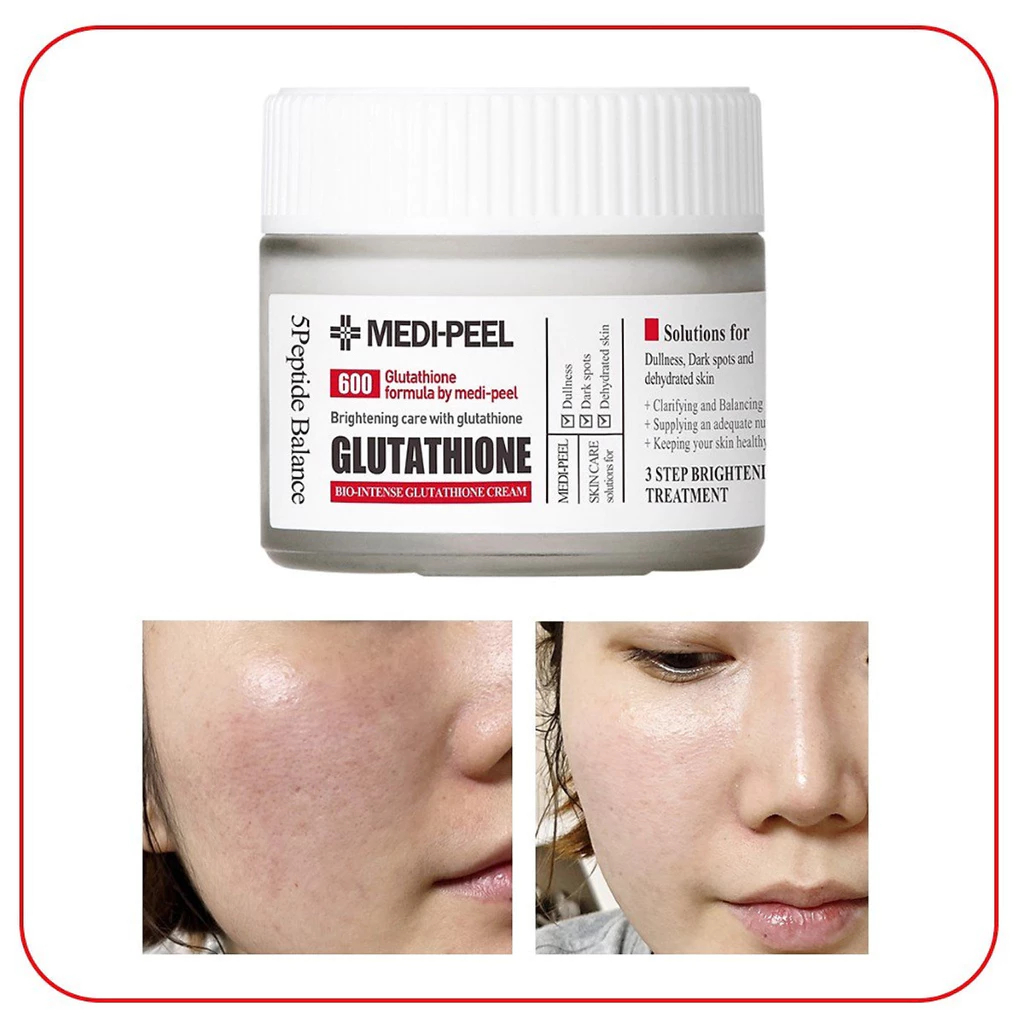 [HÀNG CHÍNH HÃNG] Kem Dưỡng Trắng Da Medipeel Glutathione 600 Dưỡng Trắng Da Mặt Sáng Bật Tông, Ngừa Lão Hóa 50g