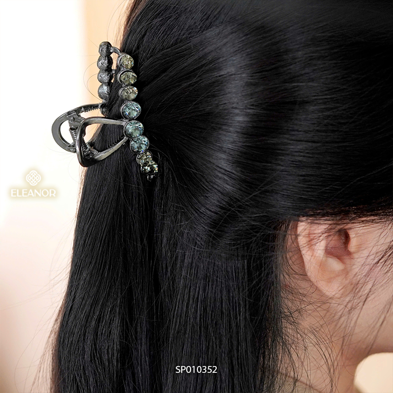 Kẹp tóc nữ Eleanor Accessories đính đá lấp lánh phụ kiện tóc kẹp tóc càng cua 10352