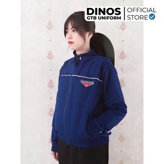 Áo Khoác Đoàn Thanh Niên Dinos Nam Nữ Thêu Logo Đẹp, 2 Lớp Dày Dặn, Màu Xanh