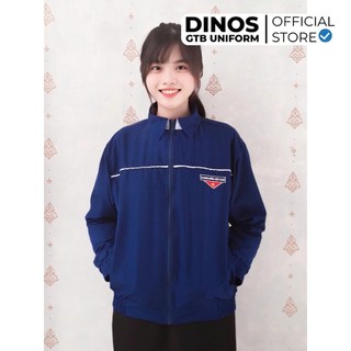Áo Khoác Đoàn Thanh Niên Dinos Nam Nữ Thêu Logo Đẹp, 2 Lớp Dày Dặn, Màu Xanh