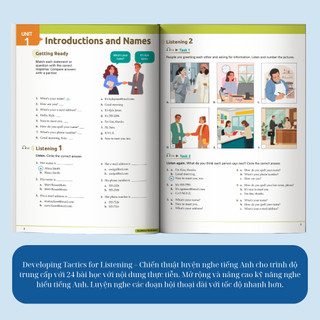 Sách - Combo Tactics For Listening – Chiến thuật luyện nghe tiếng Anh cơ bản đến nâng cao MCBooks