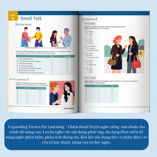 Sách - Combo Tactics For Listening – Chiến thuật luyện nghe tiếng Anh cơ bản đến nâng cao MCBooks