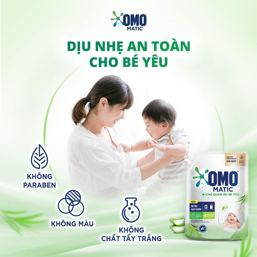 Nước Giặt OMO Matic Cho Quần Áo Bé - Túi 3.6KG vg9ke1_096