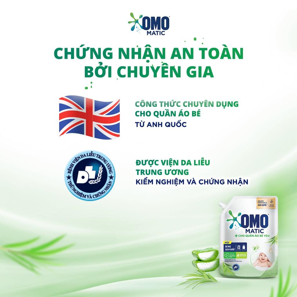 Nước Giặt OMO Matic Cho Quần Áo Bé - Túi 3.6KG vg9ke1_096