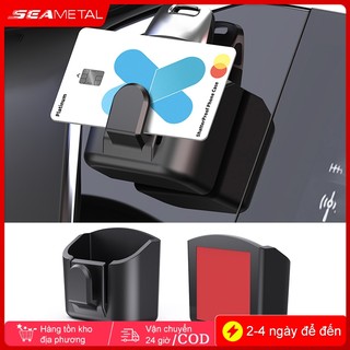 SEAMETAL Hộp Chìa Khóa Ô Tô Nội Thất Thẻ Kẹp Tiện Ích Nhỏ Giá Đỡ Bảng Điều Khiển Gắn Giá Đỡ Phụ Kiện