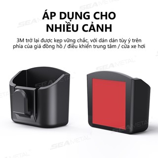 SEAMETAL Hộp Chìa Khóa Ô Tô Nội Thất Thẻ Kẹp Tiện Ích Nhỏ Giá Đỡ Bảng Điều Khiển Gắn Giá Đỡ Phụ Kiện