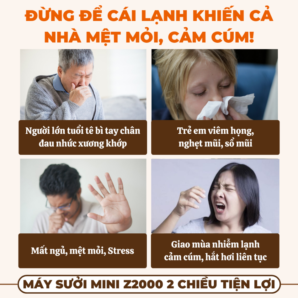 Quạt Sưởi Gốm Zlife 2000w, Máy Sưởi Ấm Tắm Cho Bé Sơ Sinh Làm Nóng Nhanh Không Bị Khô Da Khô Mũi