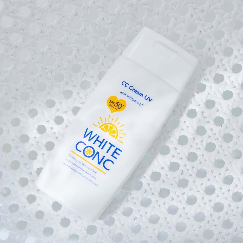 Kem Chống Nắng Nâng Tone Dưỡng Trắng Sáng Da White Conc White CC UV2 Cream (Tuýp 75g)