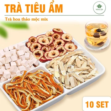 Trà hút ẩm, khử ẩm, trà tiêu hóa, hỗ trợ giảm đầy bụng, khó tiêu, set mix sẵn đủ vị - MIHA TEA