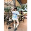 Áo thun Stitch Circle Pastel Uniex cotton cao cấp - CIRCLE CLO
