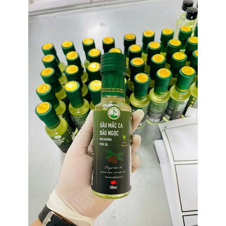 Dầu Macca Tinh Chất Dầu Ăn Macca Bảo Ngọc 100% Dầu Hạt Macca Tự Nhiên Chai 125ml