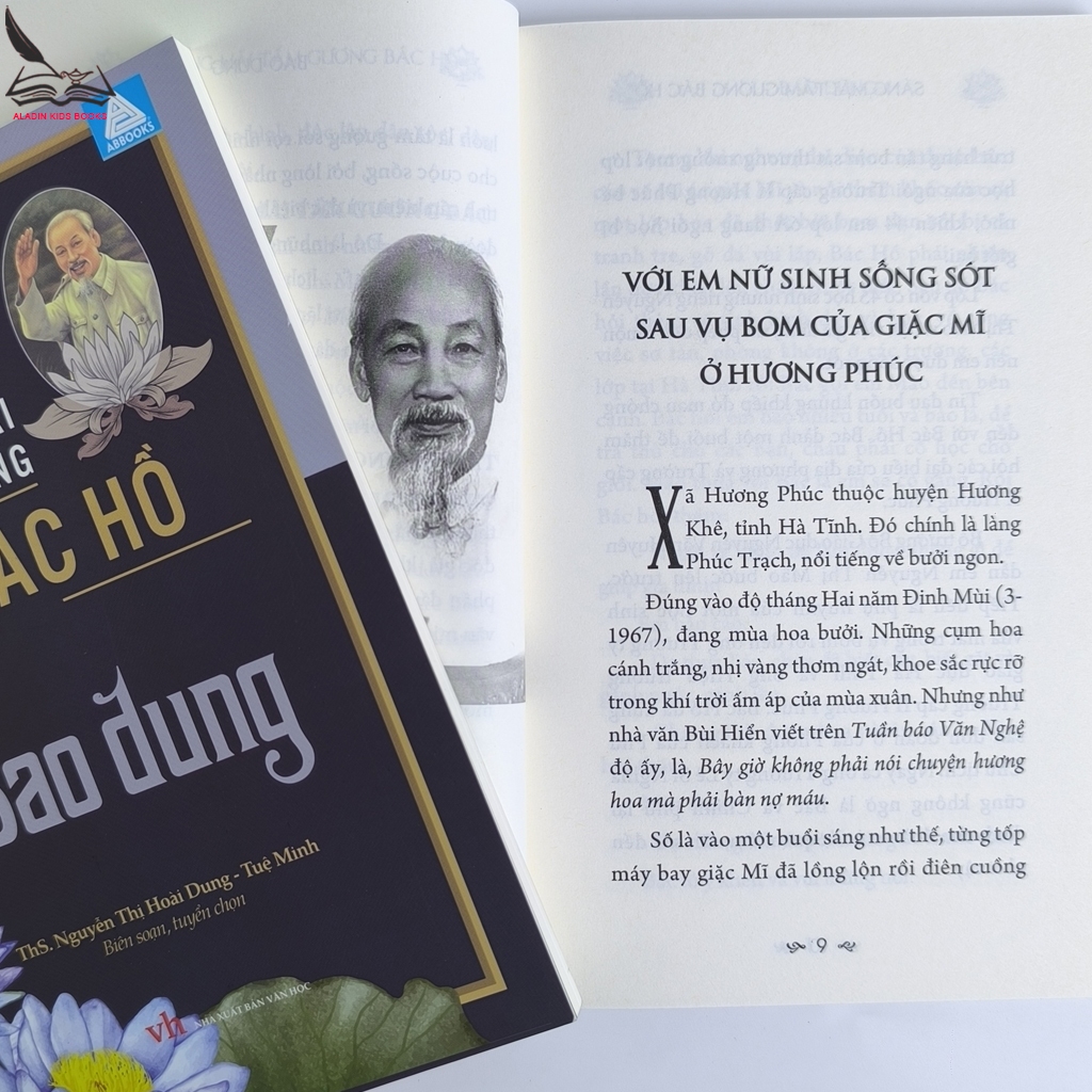 Sách Sáng Mãi Tấm Gương Bác Hồ -Bộ 8 Quyển – Giản Dị Trí Tuệ Nhân Ái Khiêm Tốn Đạo Đức