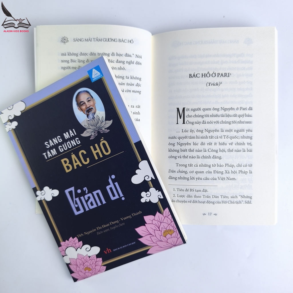 Sách Sáng Mãi Tấm Gương Bác Hồ -Bộ 8 Quyển – Giản Dị Trí Tuệ Nhân Ái Khiêm Tốn Đạo Đức