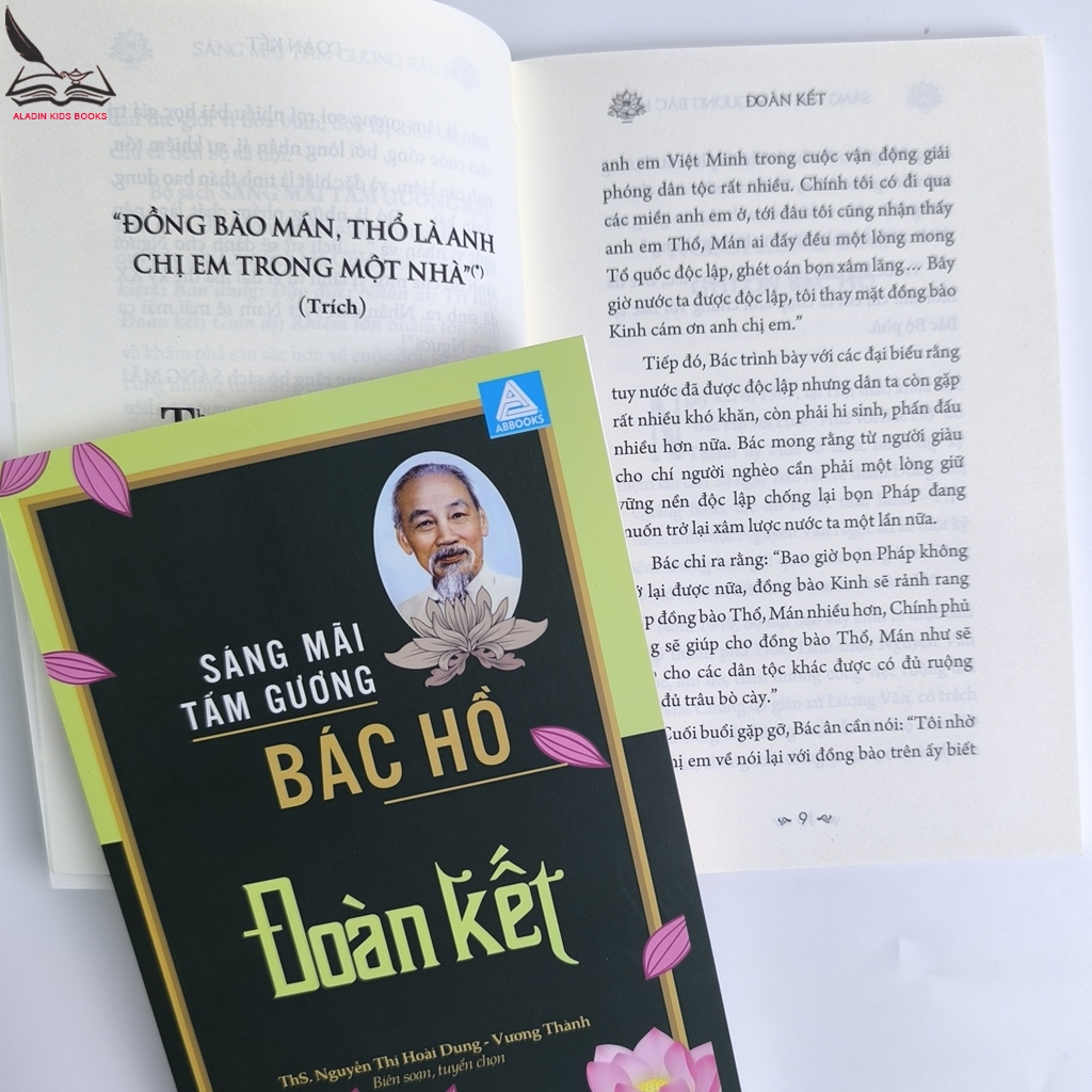 Sách Sáng Mãi Tấm Gương Bác Hồ -Bộ 8 Quyển – Giản Dị Trí Tuệ Nhân Ái Khiêm Tốn Đạo Đức